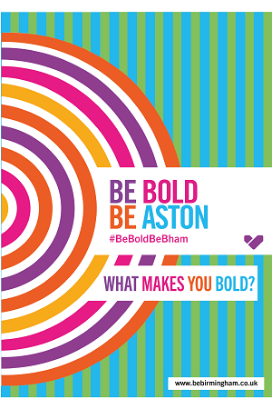 Be Bold branding for Aston