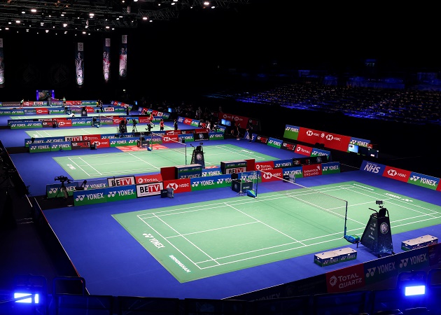 View of a previous edition of the YONEX All England Open Badminton Championships held in Birmingham